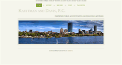 Desktop Screenshot of kauffmananddavis.com